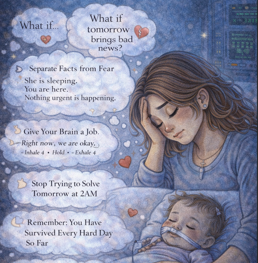 The Thoughts That Show Up at Night (And How to Be Okay Anyway) 🤍🌙