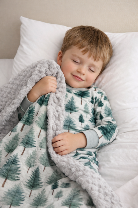 Woodland Whispers Minky Blanket