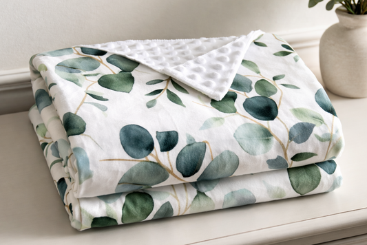 Eucalyptus Embrace Minky Blanket