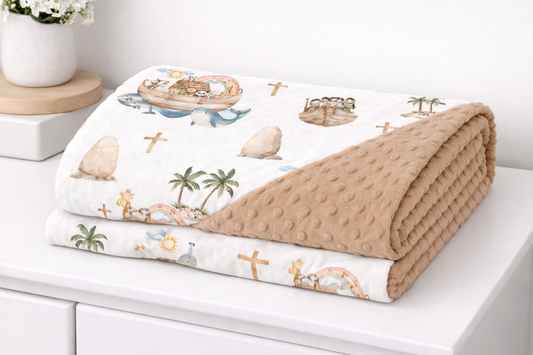 Noahs Ark Minky Blanket