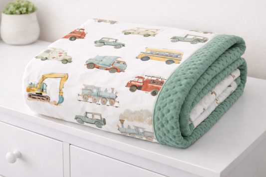 Tiny Travelers Minky Blanket